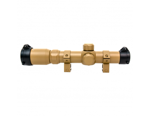 Прицел оптический (AIM) 1-4x24 TAN (с кольцами) 